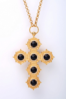 Крест наперсный №1511 инославный / золочение Крест наперсный №1511 инославный / золочение