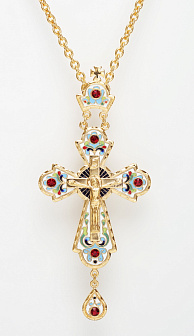 Крест наперсный штампованный /золочение/