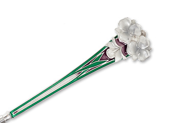 Лжица литьевая малая №14 эмаль серебро (УИН)