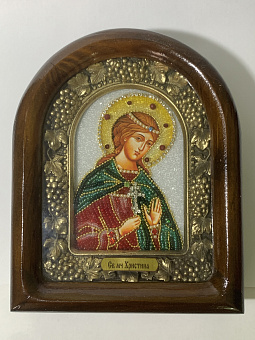 Икона именная Христина Тирская Мученица 146 A-0051_YAP Икона именная Христина Тирская Мученица 146 A-0051_YAP