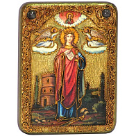 Икона Великомученица Варвара ручной работы