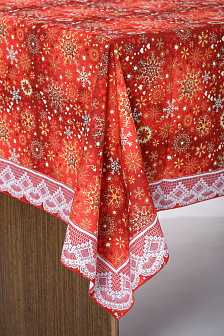 Скатерть рождественская 190 х 150 (сублимационная печать) №3