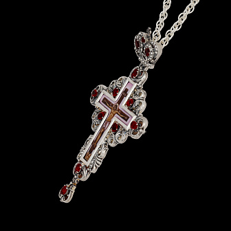 Крест наперсный №153 / серебрение