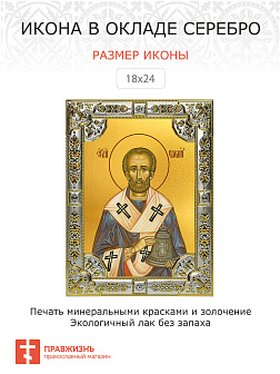 Икона Павлин Милостивый, епископ Ноланский, святитель