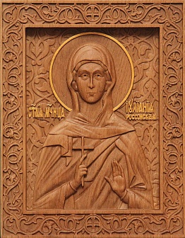 Икона ИУЛИАНИЯ Россонская, Мученица (РЕЗНАЯ)