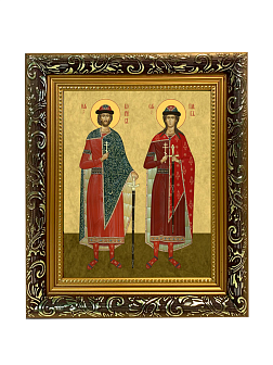 Образ святых Бориса и Глеба, благоверных князей-страстотерпцев, 09БГ1 Образ святых Бориса и Глеба, благоверных князей-страстотерпцев, 09БГ1