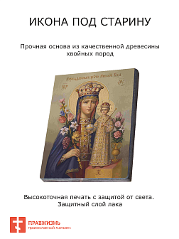 Икона Пресвятой Богородицы Неувядаемый цвет