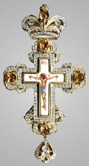 Крест наперсный №94 / золочение / серебро (УИН)