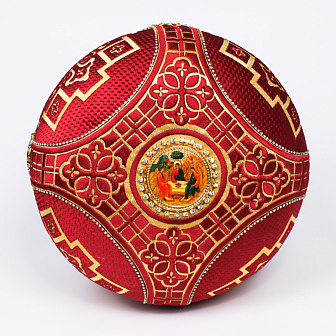 Митра №101 глазет бордовый