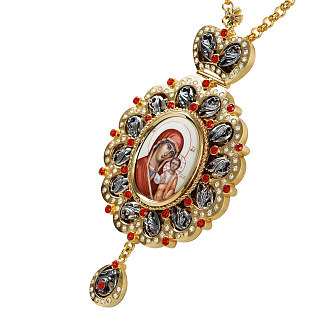 Панагия №22 / золочение, серебрение / Владимирская БМ