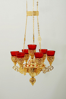 Семилампадник № 1 золочение