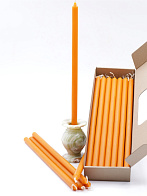 Свеча формовая №8 (37см, 7ч), ОРАНЖЕВАЯ