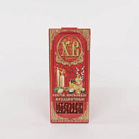 Свечи золоченые ХВ №80 ДДМ Пасхальные яйца, КРАСНЫЕ