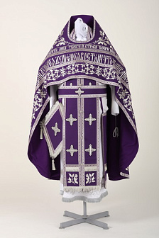 Облачение иерейское №45 шерсть вышитое а/м пришивной галун