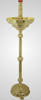 Подсвечник песочный чеканный золочение