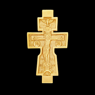 Крест наперсный параманный №1 / золочение