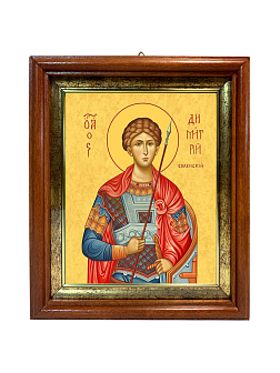 Образ святого Дмитрия Солунского (Фессалоникийского), великомученика, 09Д4 Образ святого Дмитрия Солунского (Фессалоникийского), великомученика, 09Д4