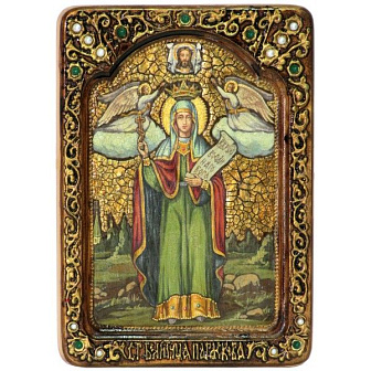 Икона ''Параскева Пятница'' ручной работы