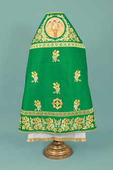 Облачение иерейское №27 глазет вышивка а/м, пришивной галун