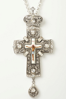 Крест наперсный № 107 /серебрение/ Крест наперсный № 107 /серебрение/