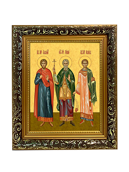 Образ святых Гурия, Самона и Авива, мучеников и исповедников Едесских, 09ГСА1