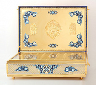 Ковчег для частиц святых мощей №10 эмаль золочение на 50 мощевиков