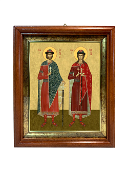 Образ святых Бориса и Глеба, благоверных князей-страстотерпцев, 09БГ1 Образ святых Бориса и Глеба, благоверных князей-страстотерпцев, 09БГ1