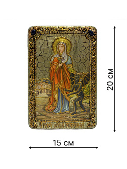 Икона ''Марина мученица'' ручной работы