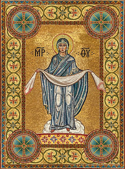 Икона Покров Богородицы