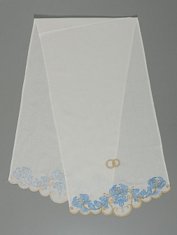 Рушник венчальный вышивка гладь №5