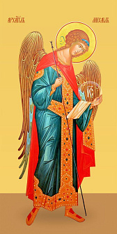 Икона под старину Михаил Архангел