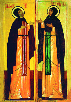 Икона Петр и Февронья