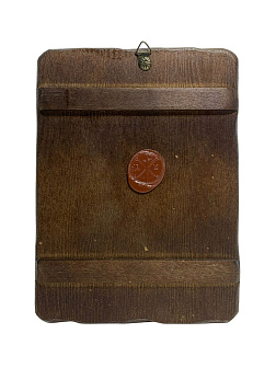 Венчальные иконы Спаситель и Казанская на дереве под старину 13х17 см