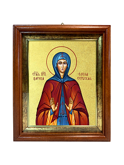 Икона "Елена", св. равноап. царица, с золочением поталью, 10017-УЛ