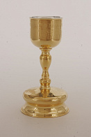 Потир-чаша 0.5 с вкладышем(нерж. сталь) золочение