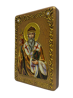 Икона СПИРИДОН Тримифунтский, Святитель (ПОДАРОЧНАЯ)