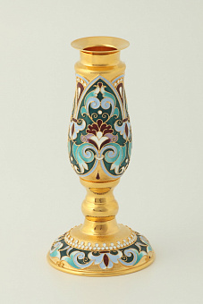 Подсвечник малый №1 / 1 свеча / золочение