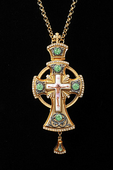 Крест наперсный №48 / золочение / серебро (УИН)