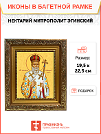 Образ святого Нектария (Кефаласа), митрополита Эгинского и Пентапольского, 09Н7