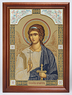 Икона в деревянной рамке 24х30 конгрев Ангел-Хранитель (поясной) №3