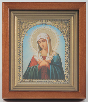 Икона в киоте 11х13 сложный №2 конгрев Умиление