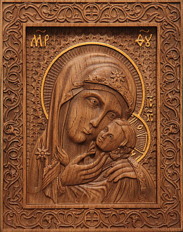 Икона резная Касперовская Икона резная Касперовская