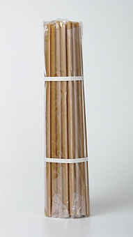 Свечи архиерейские восковые без бронзировки