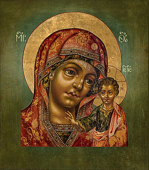 Икона Богородица Казанская