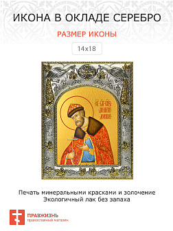 Икона Димитрий Донской благоверный князь