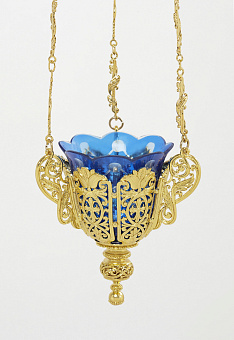 Лампада подвесная №28 золочение