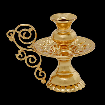 Подсвечник номерной №3 золочение