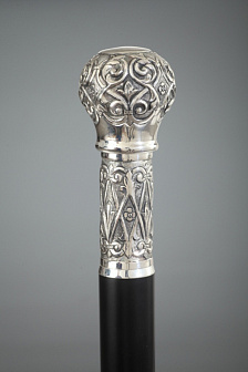 Посох митра неразборный серебро чеканка (УИН)