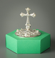 Крест на митру №13 / серебрение