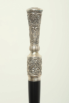 Посох №21 неразборный серебро чеканка (УИН)